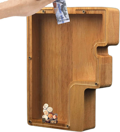 🎁Last Day 49% OFF - Cilifer® Customized wooden piggy bank gift for children🎉