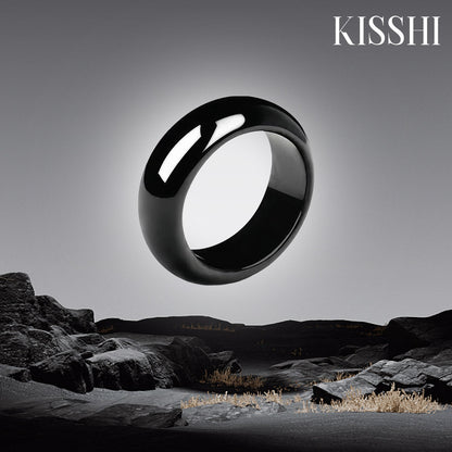 💜🤍Kisshi™FengShui Obsidian Ring