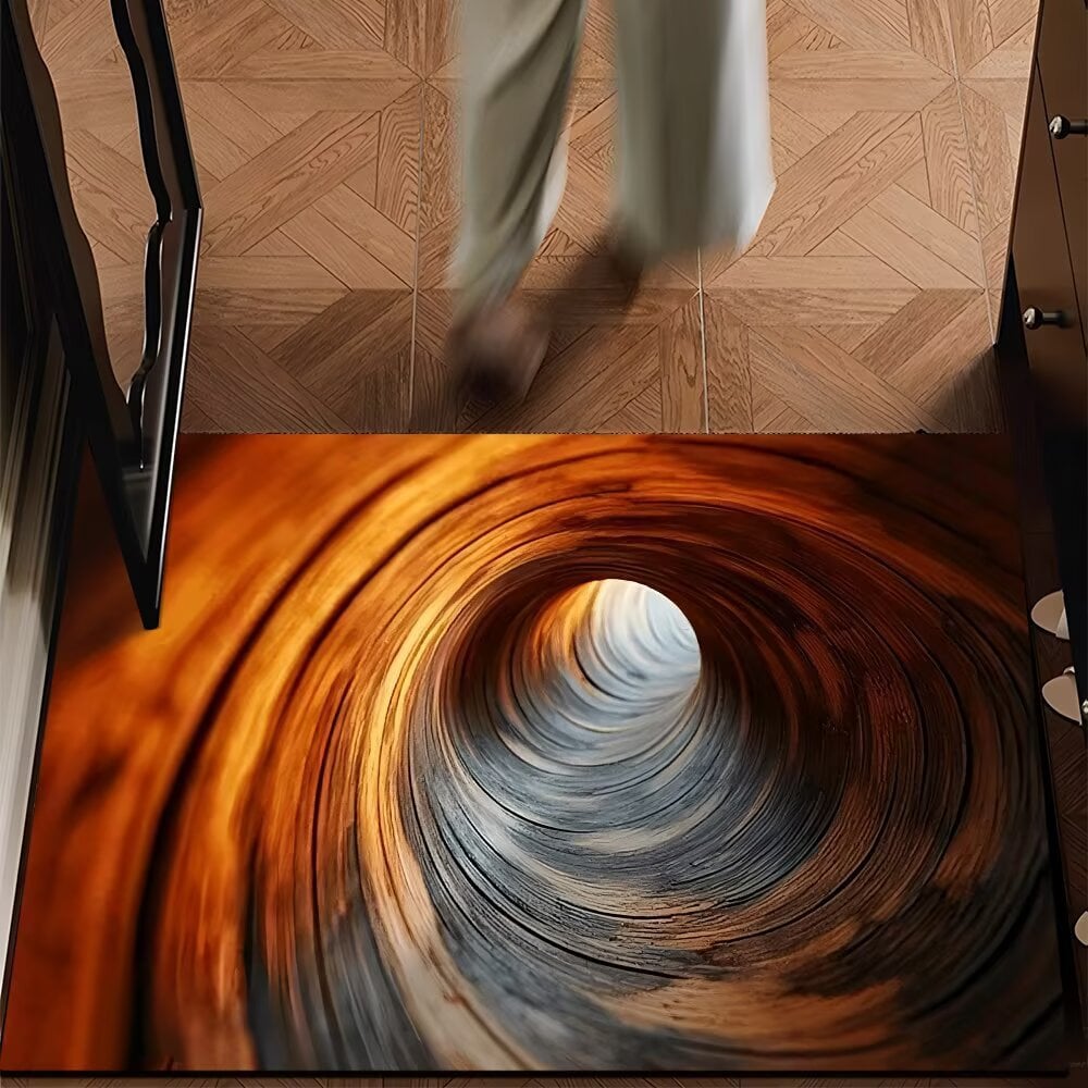 CILIFER® 🔥Visual Illusion Endless Abyss Pattern HD Printed Non-Slip Doormat😃Same as in the video