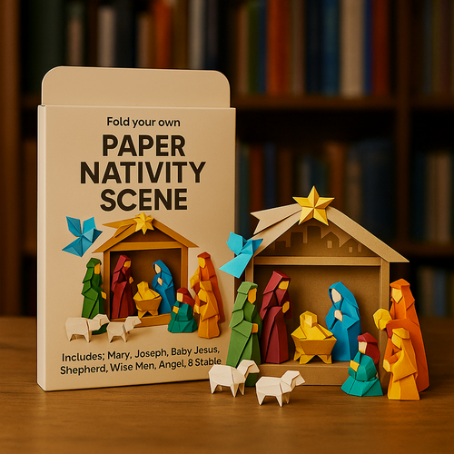 Cilifer® DIY Paper Nativity Scene