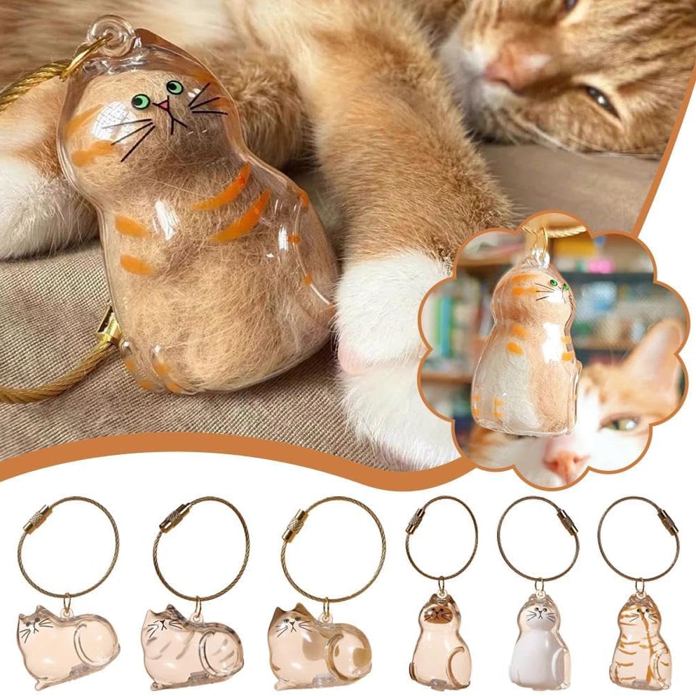 CILIFER® 🐾Pet Hair Memorial Capsule Keychain