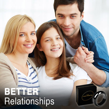 💜🤍Kisshi™FengShui Obsidian Ring