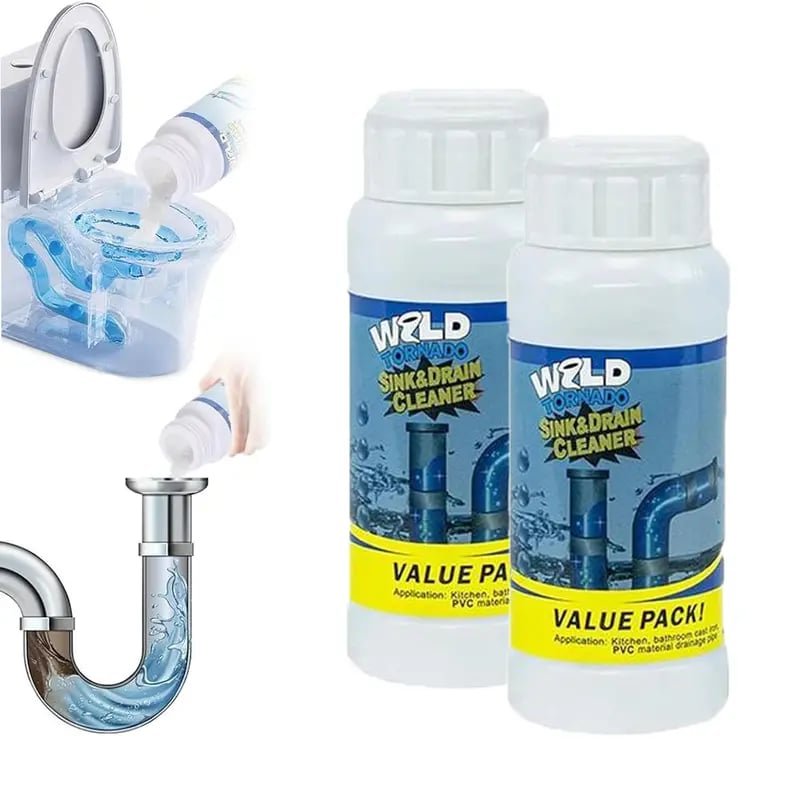 CILIFER® 🚰 WRLD Tornado Drain Cleaner | Dissolves 200+ Clogs & Kills Bacteria 🔥🔥