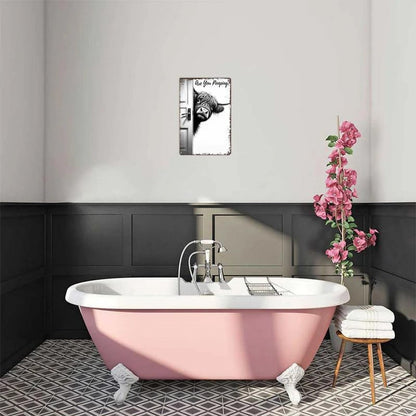 CILIFER® 🔥Last Day 49% OFF - Vintage Highland Cow Aluminum Sign: Funny Are You Pooping?