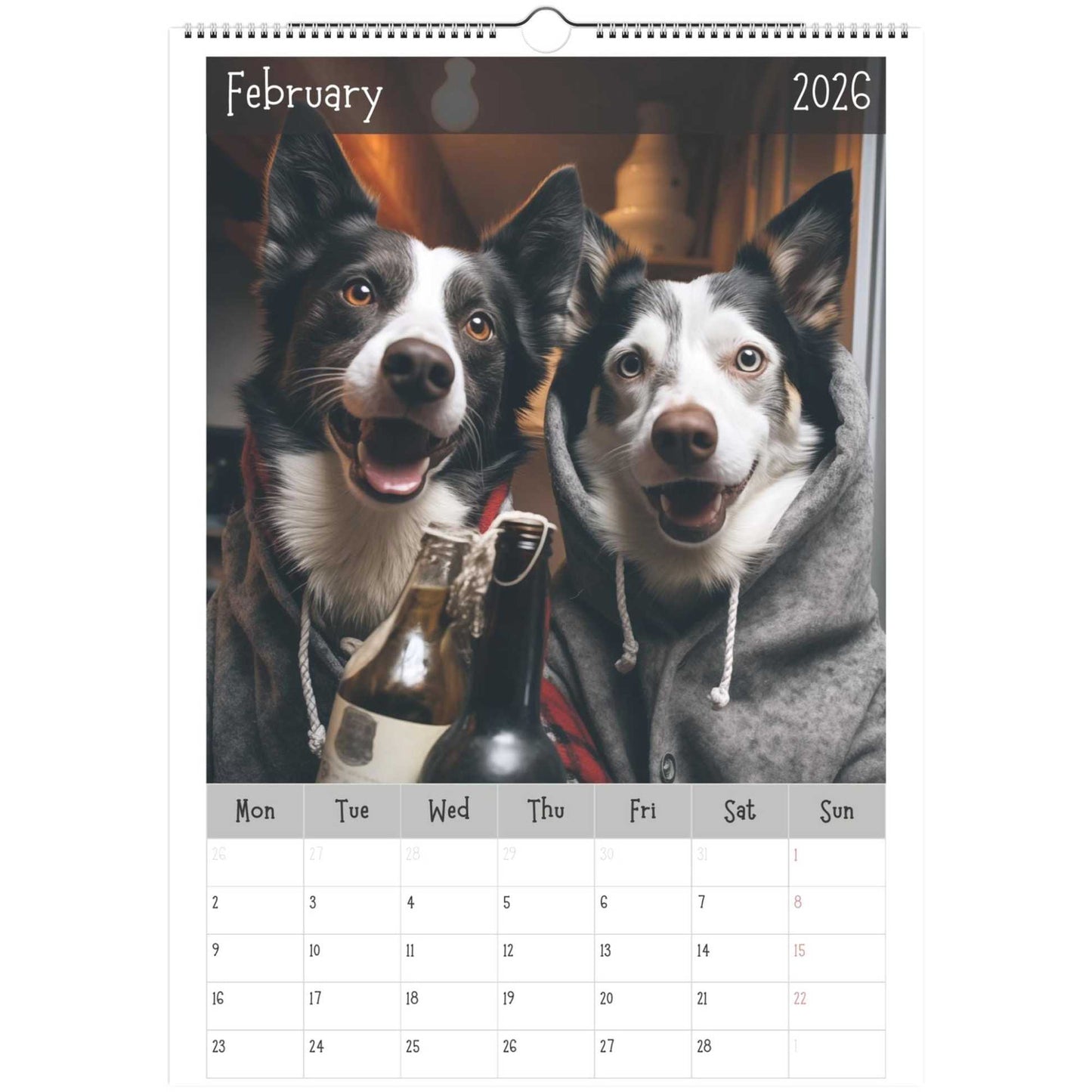 Cilifer® Pawty Time Wall Calendar 2026