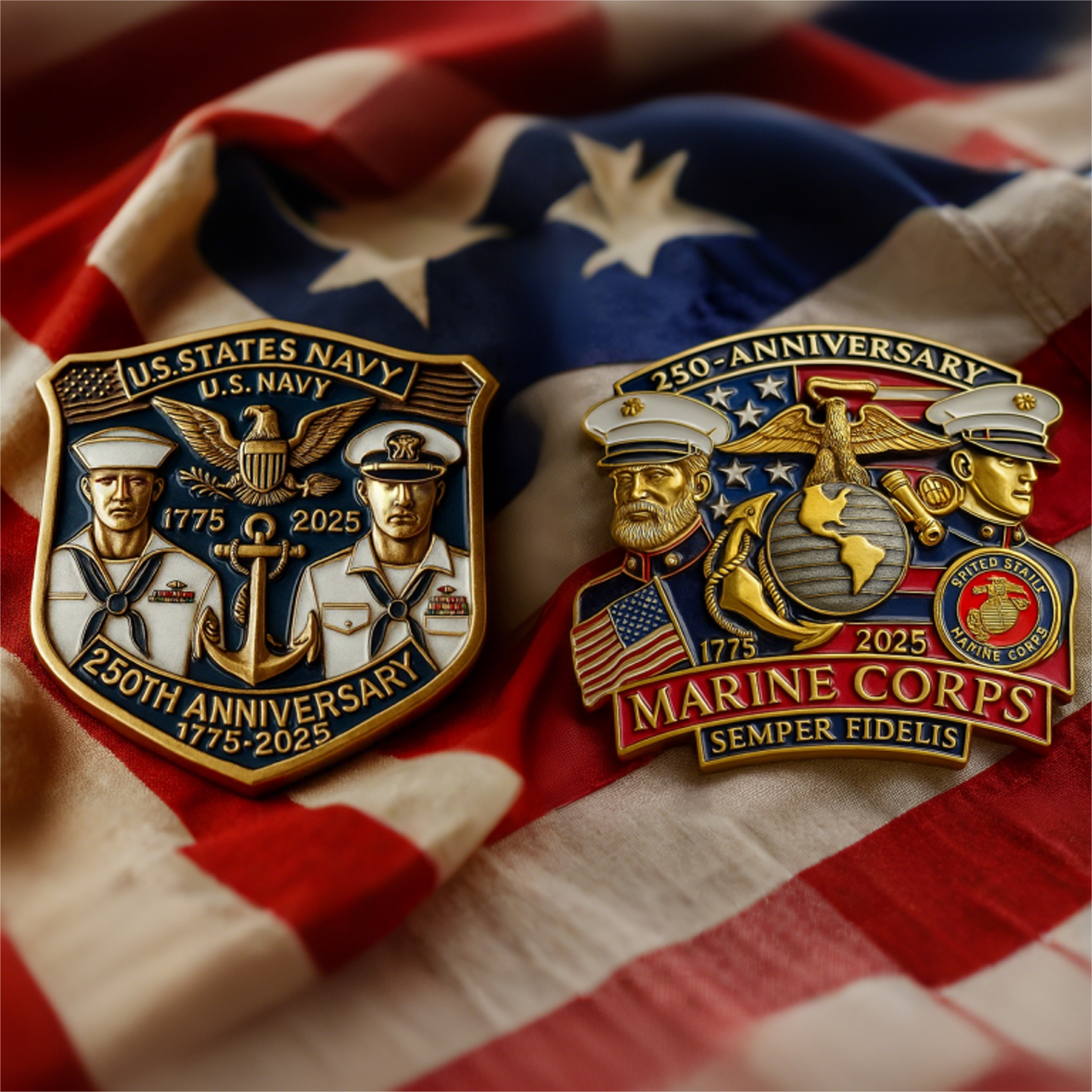 🎖️Cilifer® U.S.250th Anniversary Commemorative Pin – 🫡A Legacy Forged by Honor