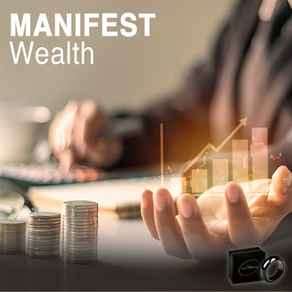 💜🤍Kisshi™FengShui Obsidian Ring