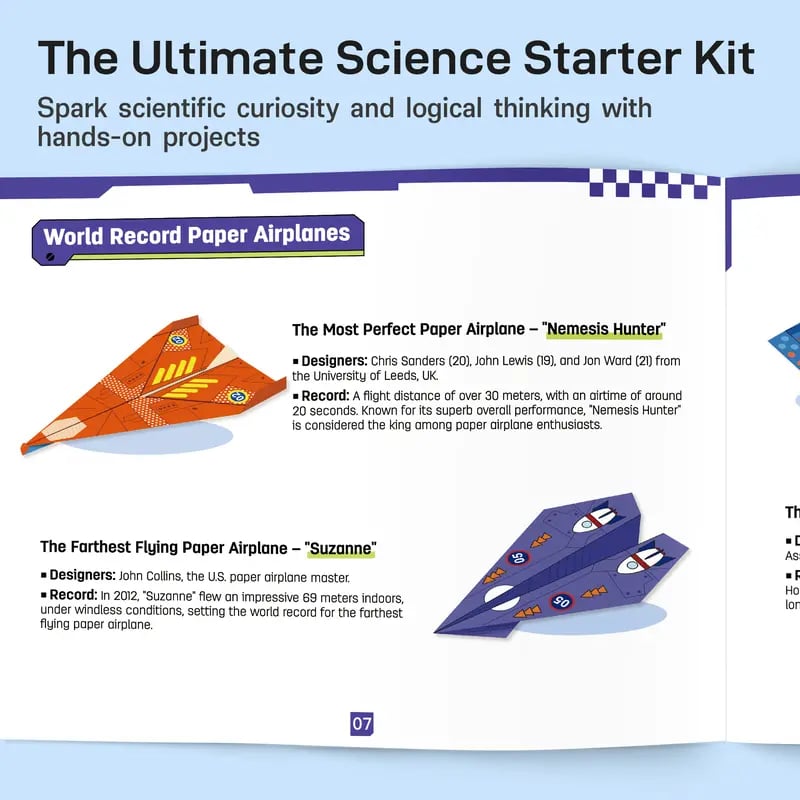 🔥Last Day 50% OFF - ✈✨Cilifer® Leven DIY Paper Airplane Book