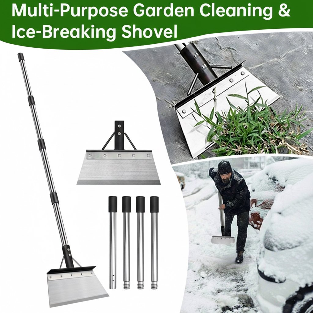 CILIFER® Heavy-Duty Multi-Purpose Garden Scraper & Ice Breaker