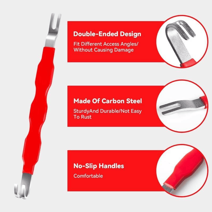 CILIFER® Automotive Electrical Disconnect Pliers Kit.Auto Repair Plier.High-Carbon Steel Connector Separator 60 ° Pliers.Hose Clamp Plier.Car Trim Clip Removal Pliers.Plug Release Tool and Wire Terminal Removal