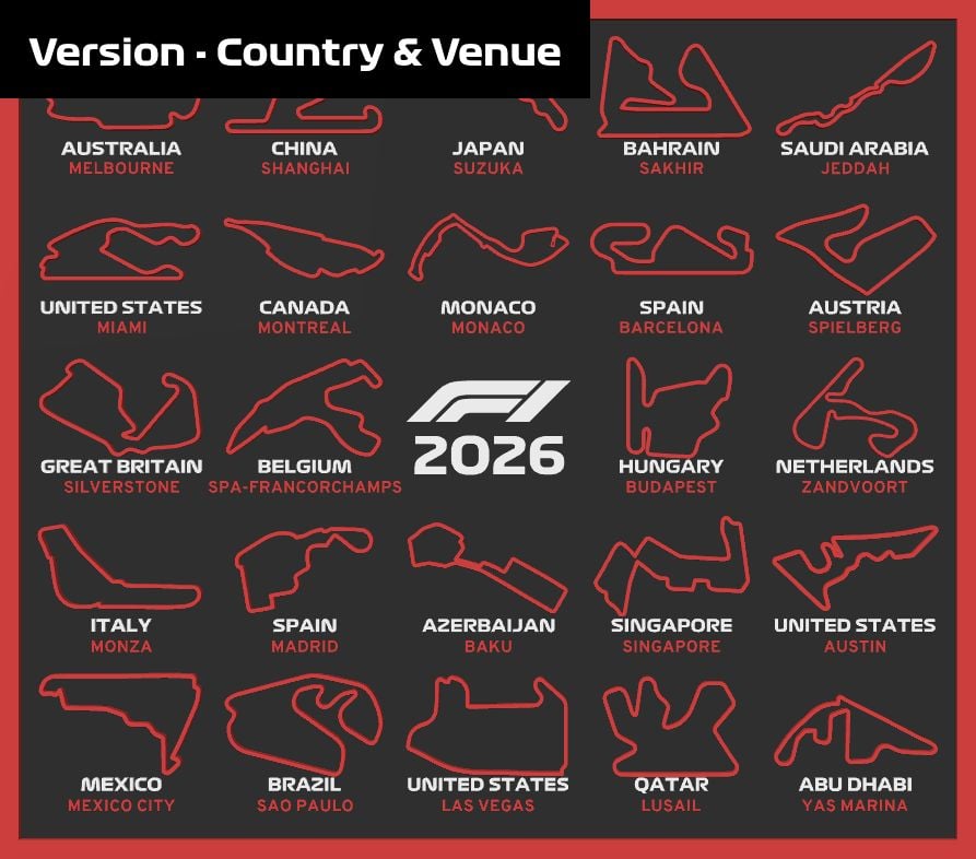 🔥Last Day 50% OFF🏎️📅2026 Cilifer® Formula 1 Calendar