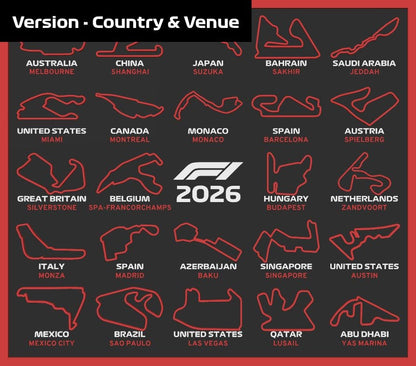 🔥Last Day 50% OFF🏎️📅2026 Cilifer® Formula 1 Calendar