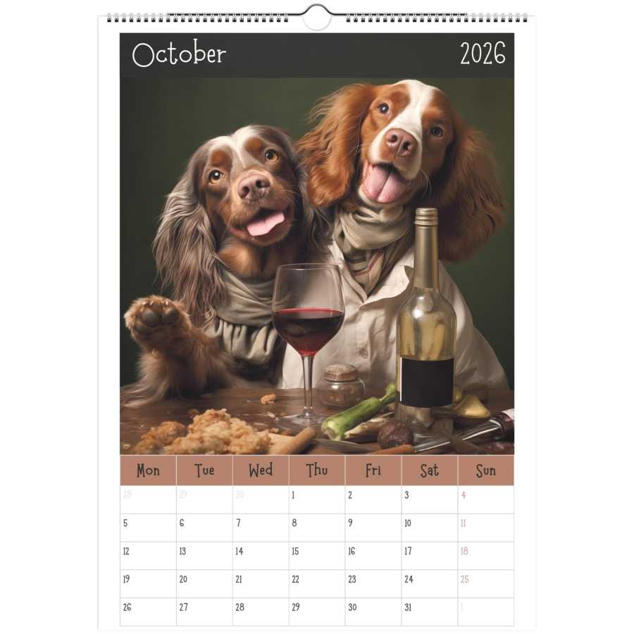 Cilifer® Pawty Time Wall Calendar 2026
