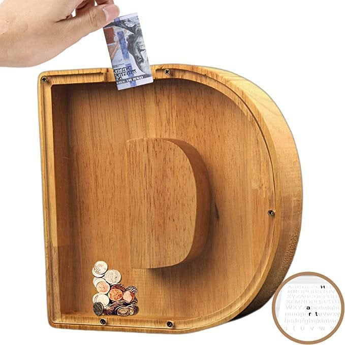 🎁Last Day 49% OFF - Cilifer® Customized wooden piggy bank gift for children🎉