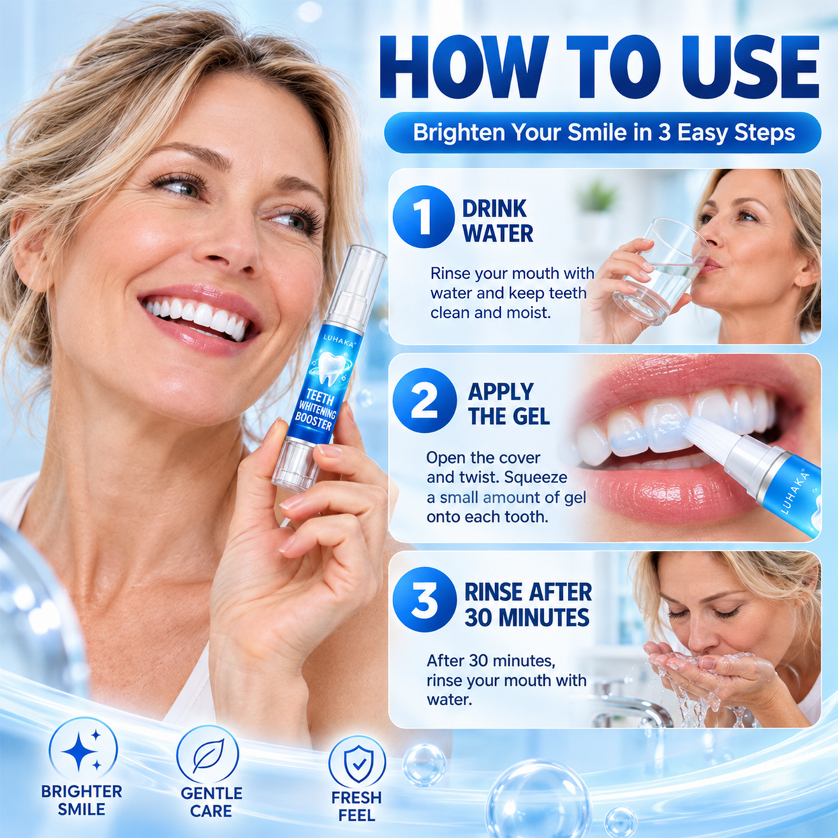 LUHAKA® Advanced Teeth Whitening Booster