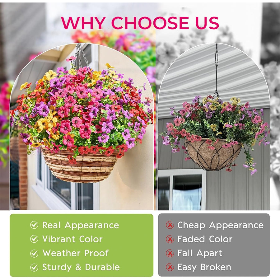 CILIFER® 🎉 Hot Sale 50% OFF🎉Realistic UV-Resistant Outdoor Flowers – Zero Maintenance
