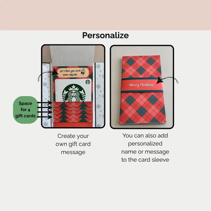 🔥LAST DAY 50% OFF - 🎅✨Cilifer® Handmade Waterfall Christmas Gift Card Booklet♻️Free PDF Included!