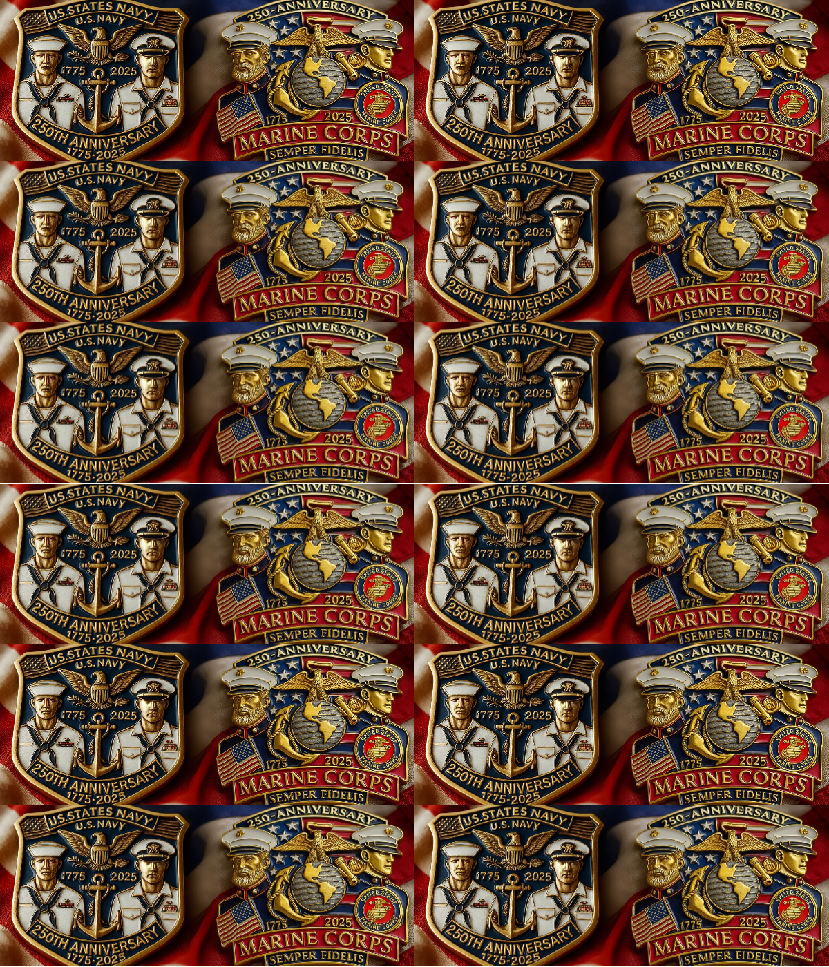 🎖️Cilifer® U.S.250th Anniversary Commemorative Pin – 🫡A Legacy Forged by Honor