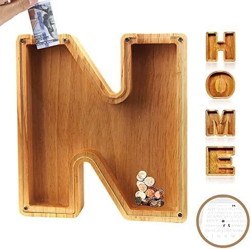 🎁Last Day 49% OFF - Cilifer® Customized wooden piggy bank gift for children🎉