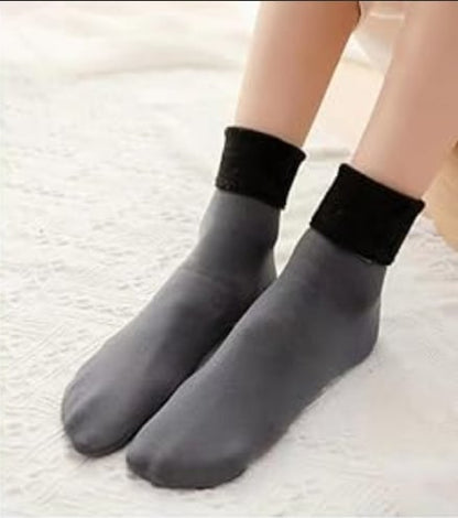 SFRCORD® 5 pairs of thick fleece-lined. warm.  snow socks