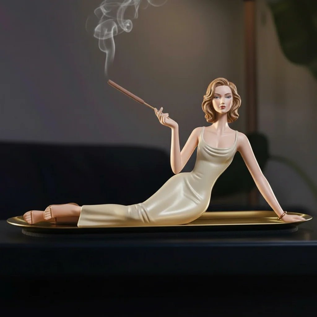 CILIFER® Handcrafted Ceramic Aroma Statue✨With attached ash tray