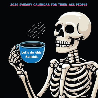 🔥LAST DAY 49% OFF - 🗓️2026 Cilifer® Swear Calendar For Tired-Ass Women