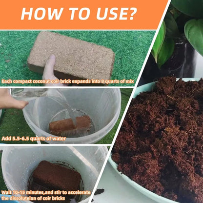 CILIFER® 🔥 🌱Premium Organic Coconut Coir Bricks for Plants🥥