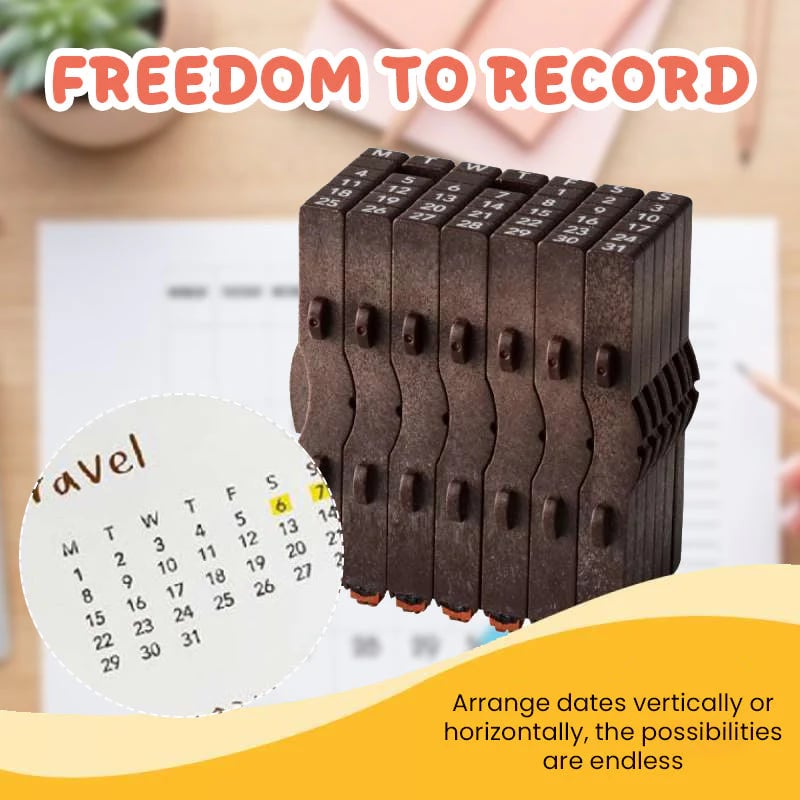 📅 Cilifer® TimeBlocks Connected Calendar Stamp