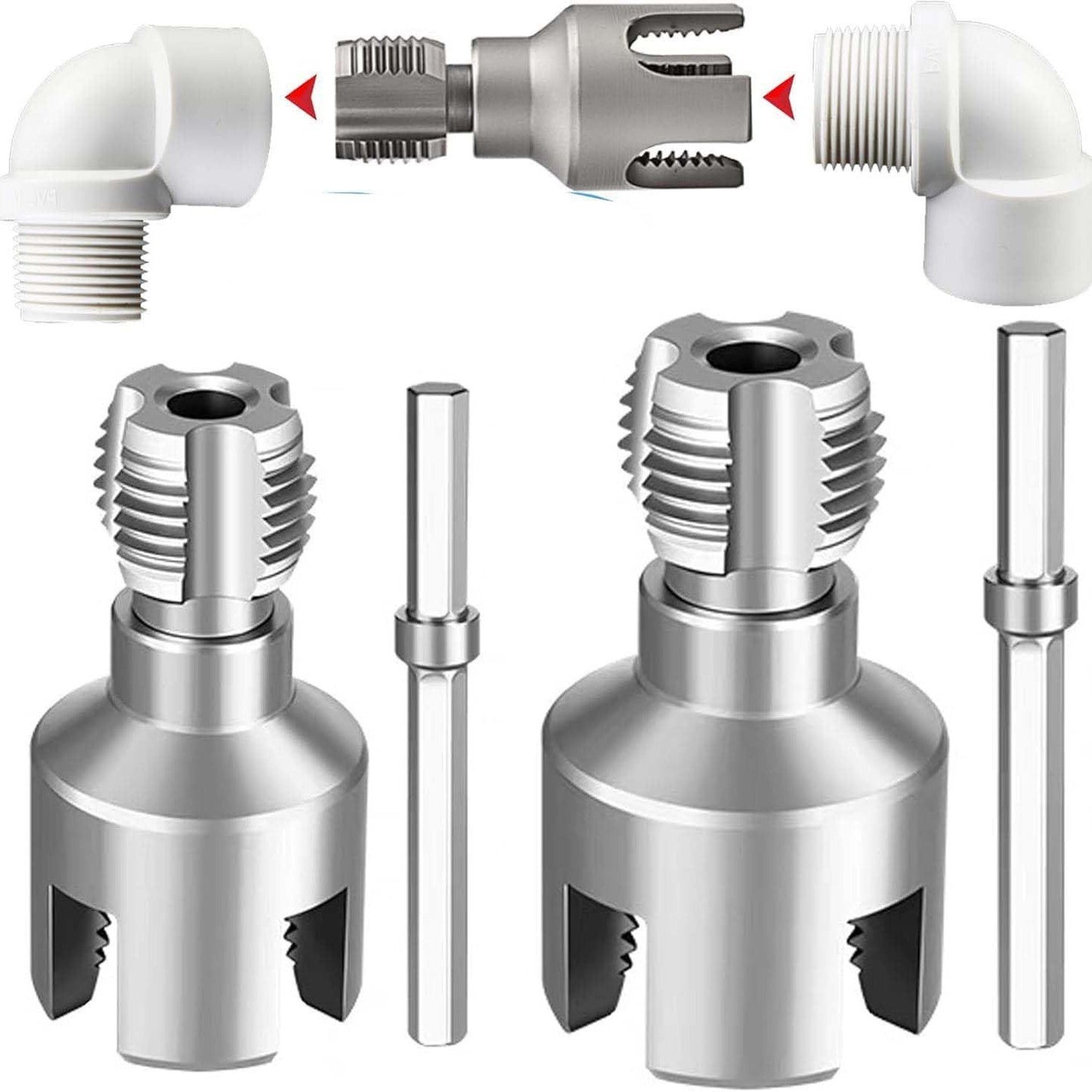 CILIFER® 49% OFF 🔥Pipe Tapping and Threading Tool | Dual-Specification Compatible