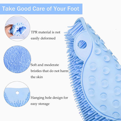 CILIFER® CleanFootFlex Hands-Free Silicone Foot Clean Mat