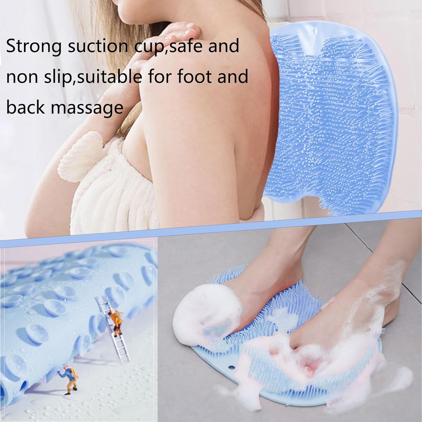 CILIFER® CleanFootFlex Hands-Free Silicone Foot Clean Mat