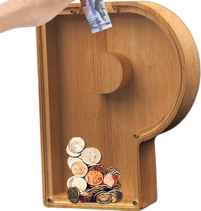 🎁Last Day 49% OFF - Cilifer® Customized wooden piggy bank gift for children🎉
