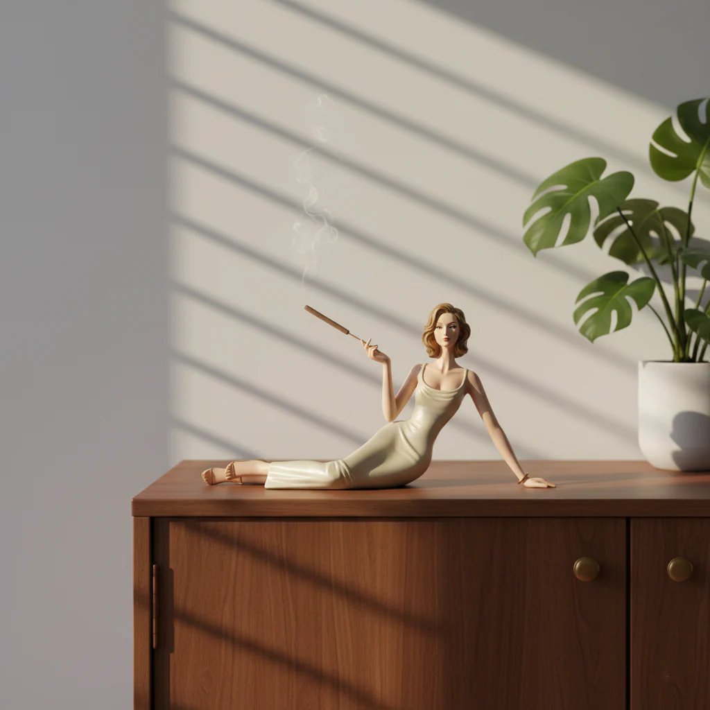 CILIFER® Handcrafted Ceramic Aroma Statue✨With attached ash tray