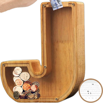 🎁Last Day 49% OFF - Cilifer® Customized wooden piggy bank gift for children🎉