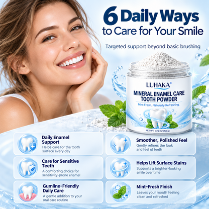 LUHAKA® ENAMEL RENEWAL MINERAL TOOTH POWDER