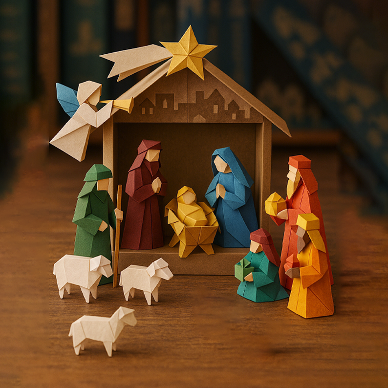 Cilifer® DIY Paper Nativity Scene
