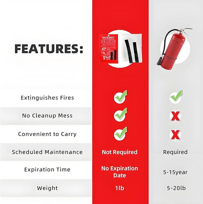 🔥Last Day Promotion 49% OFF🔥 -Cilifer® Emergency Fire Blanket