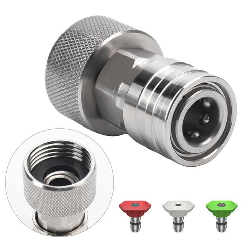 CILIFER® Garden Hose to Mini Power Washer Adapter-3/4 GHT to 1/4
