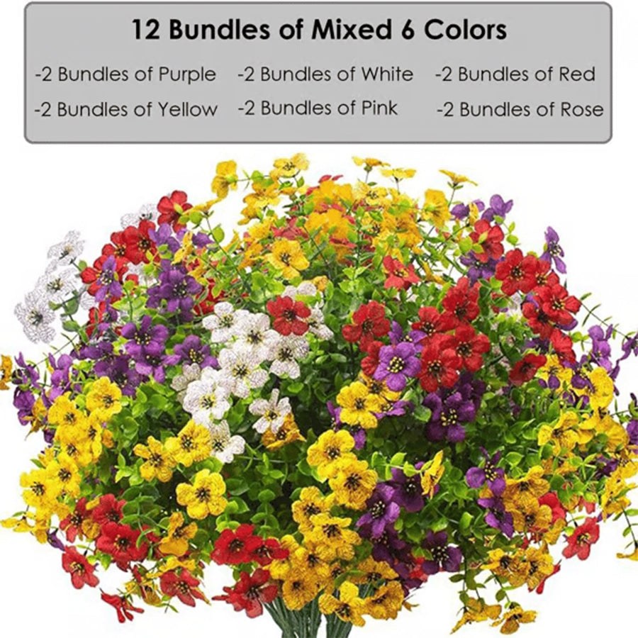CILIFER® 🎉 Hot Sale 50% OFF🎉Realistic UV-Resistant Outdoor Flowers – Zero Maintenance