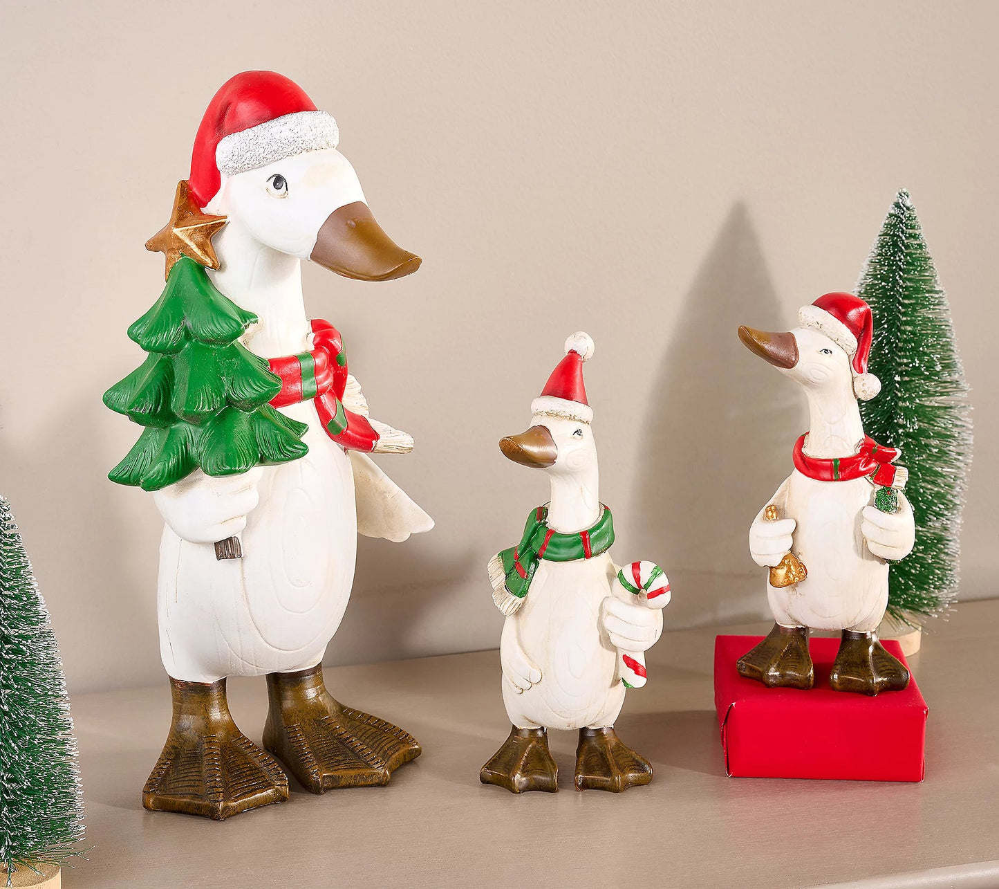 🔥LAST DAY 60% OFF - Cilifer® Girl Next Door Set of 3 Holiday Animal Friends Trio Statuary