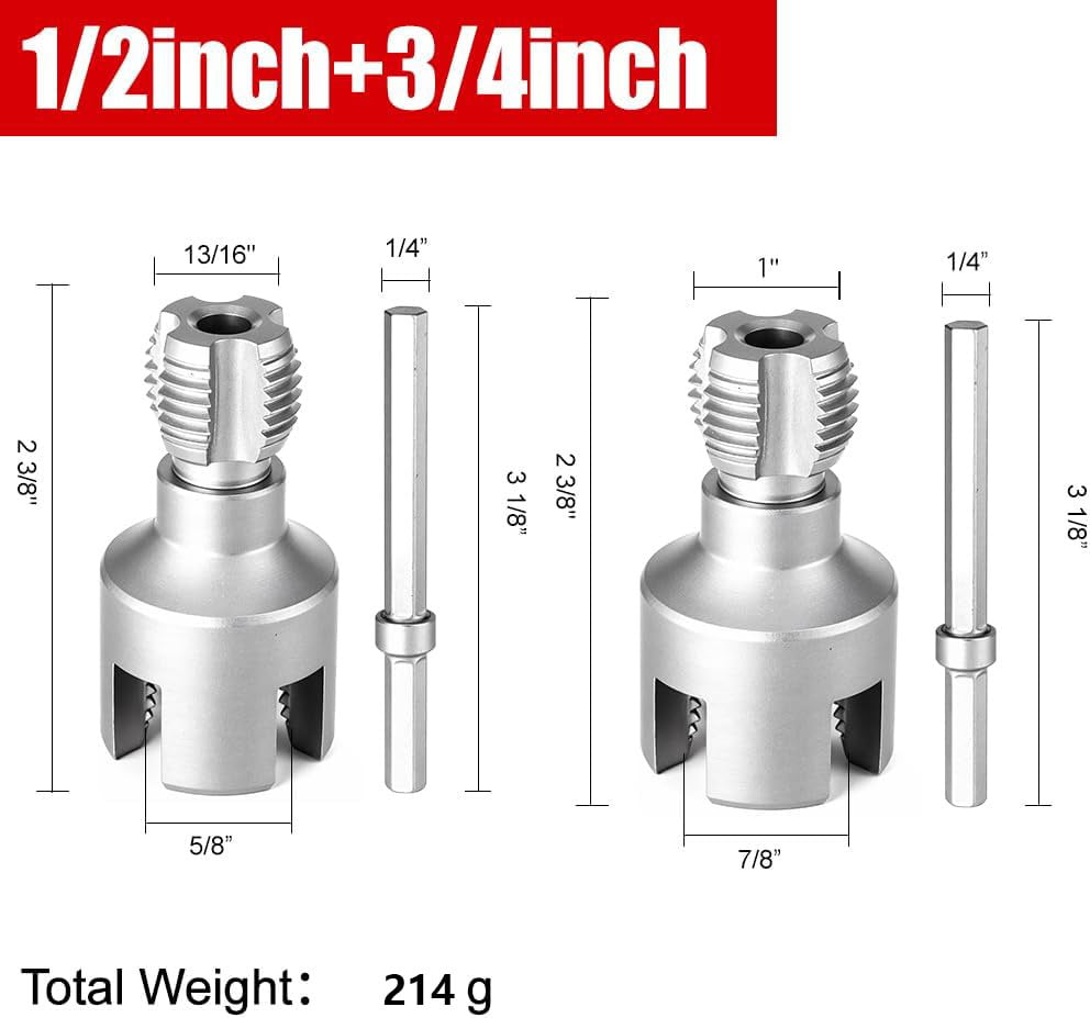 CILIFER® 49% OFF 🔥Pipe Tapping and Threading Tool | Dual-Specification Compatible