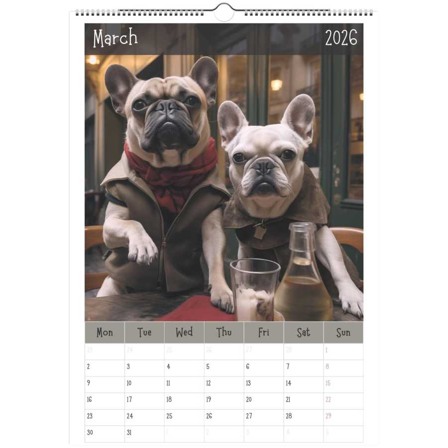 Cilifer® Pawty Time Wall Calendar 2026