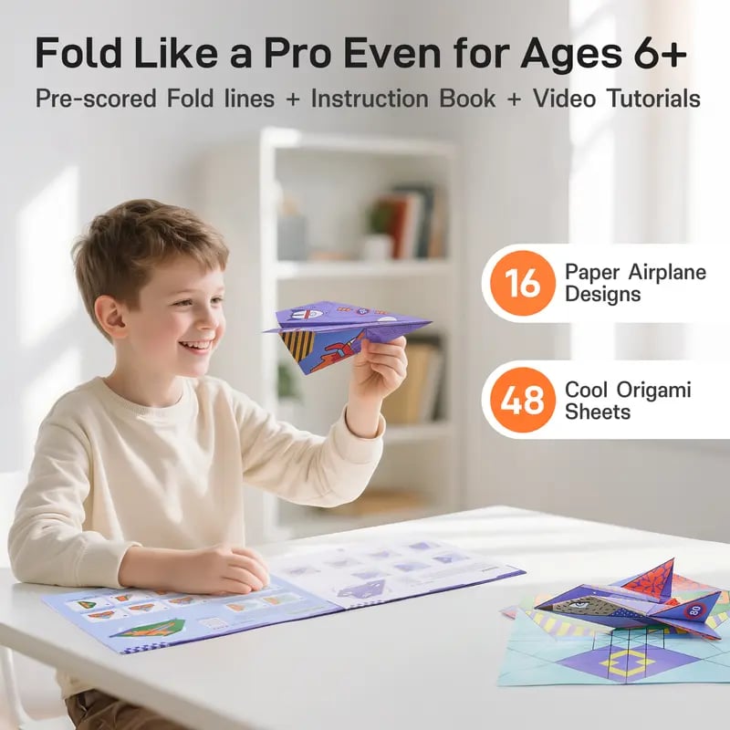 🔥Last Day 50% OFF - ✈✨Cilifer® Leven DIY Paper Airplane Book
