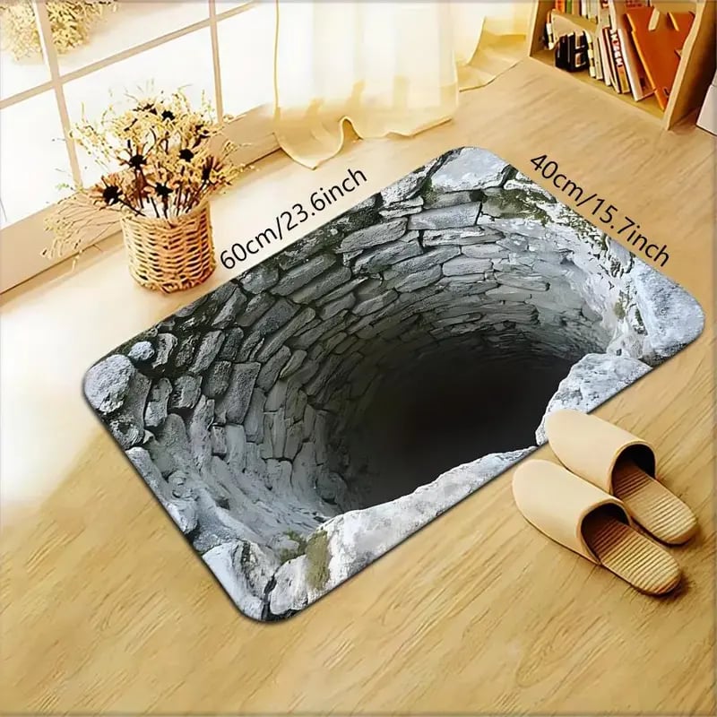 CILIFER® 🔥Visual Illusion Endless Abyss Pattern HD Printed Non-Slip Doormat😃Same as in the video