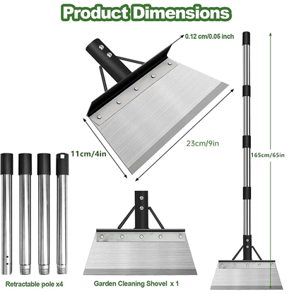 CILIFER® Heavy-Duty Multi-Purpose Garden Scraper & Ice Breaker