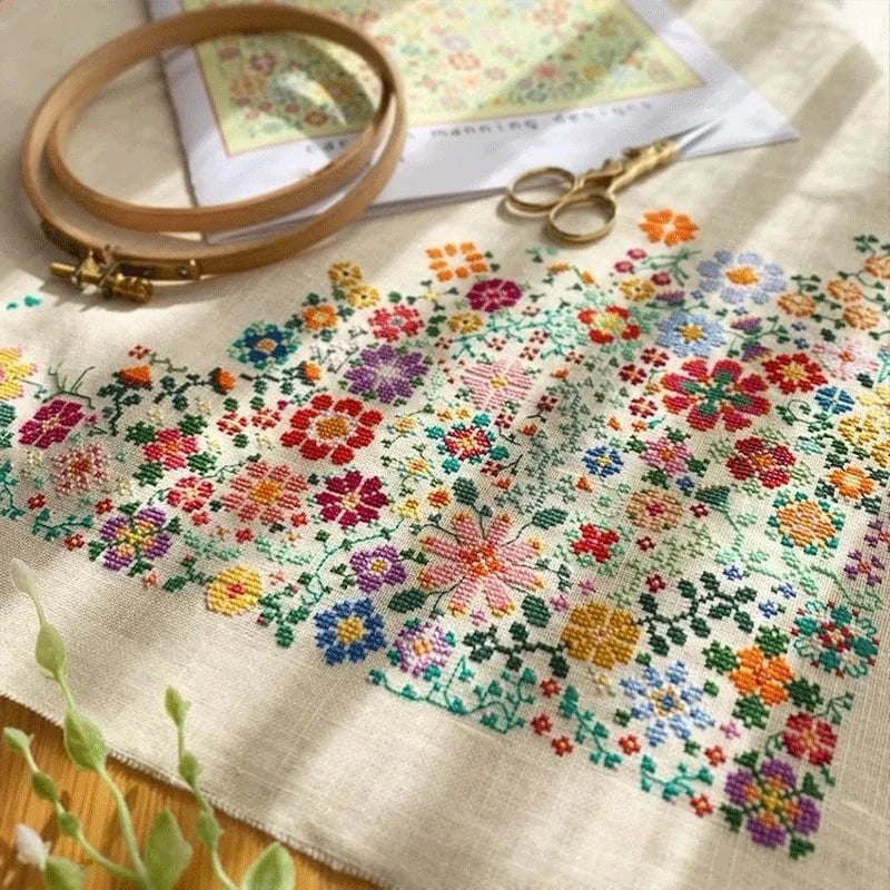 CILIFER® 🌸Bloom a Day Cross Stitch Set