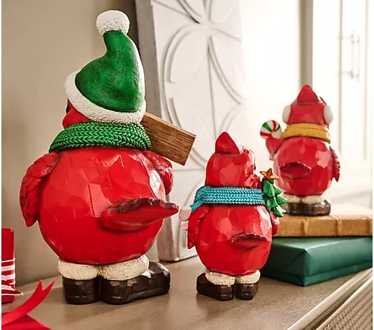 🔥LAST DAY 60% OFF - Cilifer® Girl Next Door Set of 3 Holiday Animal Friends Trio Statuary