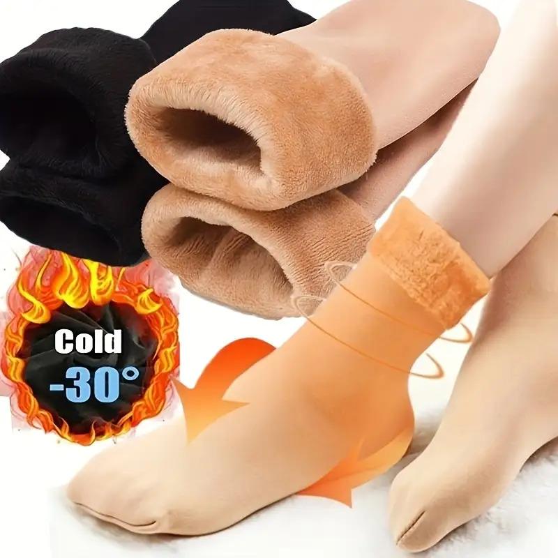 SFRCORD® 5 pairs of thick fleece-lined. warm.  snow socks