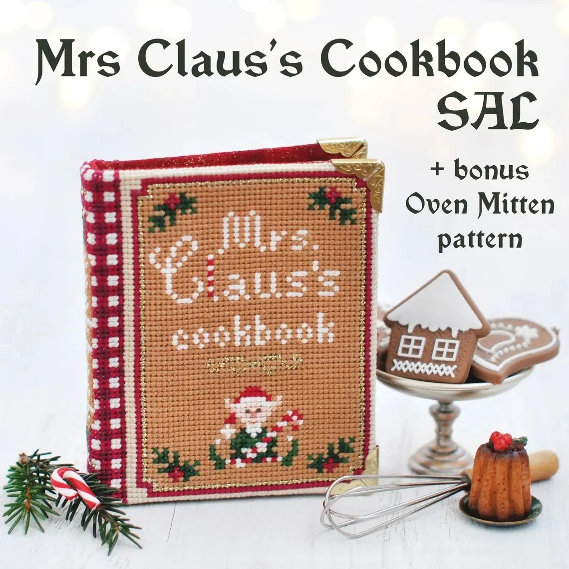 🔥Last Day 49% OFF -Cilifer® Christmas Book SAL 3D Cross Stitch Kit – Complete Craft Set