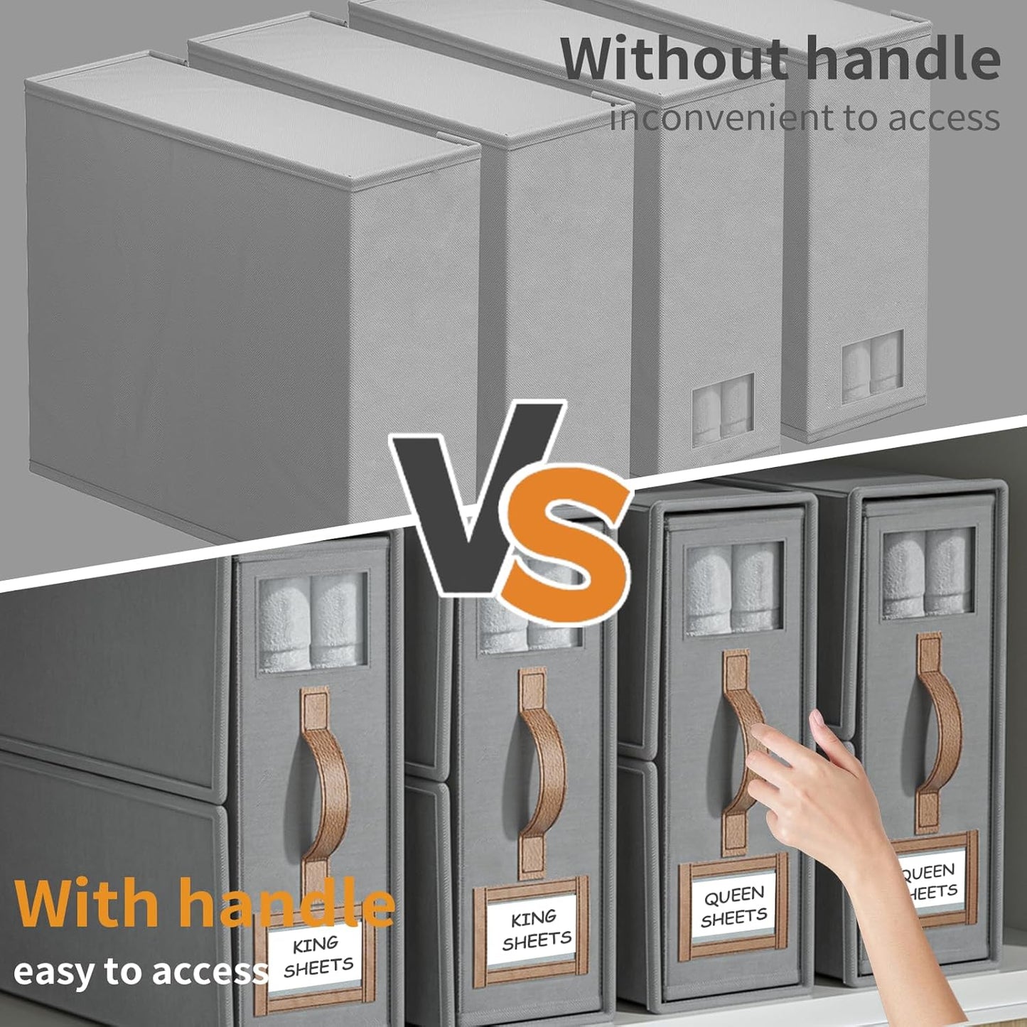 CILIFER® Foldable Sheet Storage Set – Keep Your Bedding Organized and Neat 🛏️✨